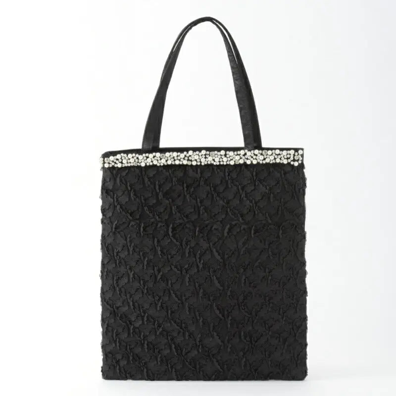 サブバッグ 結婚式 パーティ おしゃれ かわいい 格子 レース チュール パール パーティー パーティードレス通販TwinkleGIrls